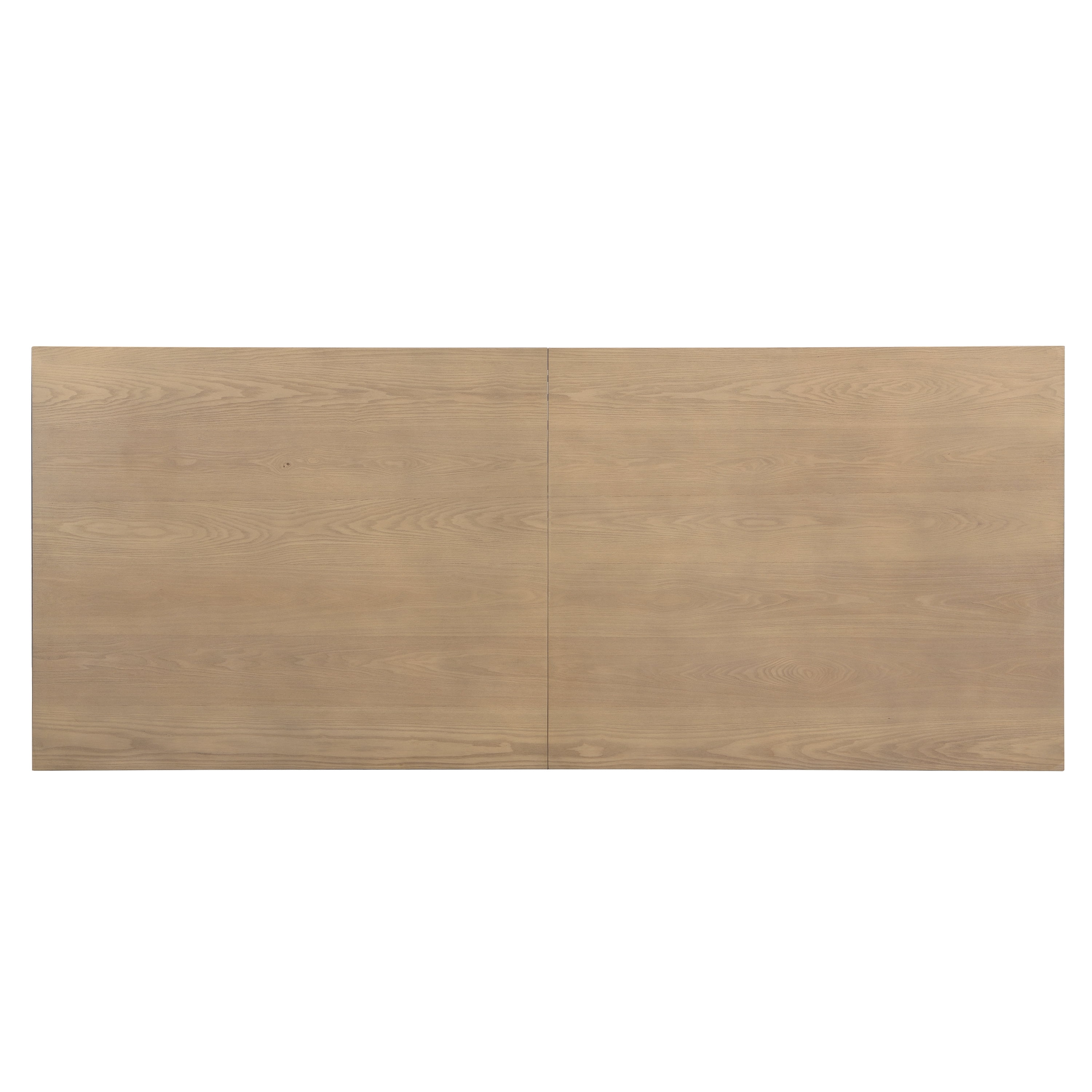 Noble House 95" Modern Dining Table,Rectangular U-Shaped Trestle Base,Light Ash