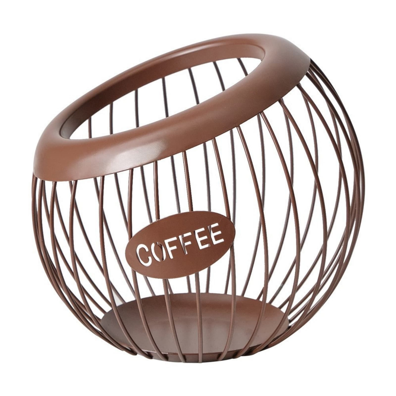 Meitianfacai Coffee Pod Holde Large Capacity Organizer For Counter Coffee Station Organizer Metal Coffee Pods Storage, Coffee