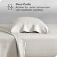thumbnail image 3 of Bare Home Ultra-Soft Sheet Set - Premium 1800 Collection - Deep Pockets - 3-Pieces - Twin XL, Grid - Stone/White, 3 of 8