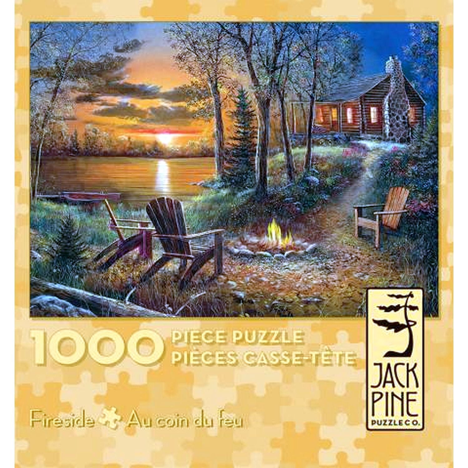 Jack Pine - Fireside (1000-Piece Puzzle)