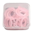 thumbnail image 1 of WHEANG 20/100 Pieces Plastic Rings Plastic Loose Leaf Rings Multi Color Plastic Book Rings Flexible for Cards Document Stack and Swatches Organization School Home Or Use，5 Color (15 Mm), 1 of 9