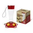 thumbnail image 1 of MEKKAPRO Outdoor Hummingbird Feeder Made from Glass Hanging 5 Nectar Feeding Stations Bright Red, 1 of 8