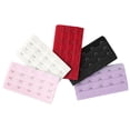 thumbnail image 1 of INSPIRE CHIC Soutien-Gorge Réglable pour Femmes 3 x 5 Crochets 5 Pcs Rallonge de Soutien-Gorge Bande pour les Yeux Bretelle Noir, Rose, Rouge, Blanc, Violet 5, 1 of 5