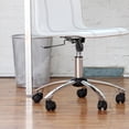 thumbnail image 3 of BRIGHTFUFU Chaise de Bureau Plaque Pivotante Métal Robuste Noir 1 Pcs pour Adultes Rentrée Scolaire, 3 of 8