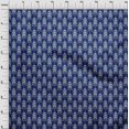 thumbnail image 3 of oneOone Cotton Poplin Fabric Damask Ikat Decor Fabric Printed BTY 42 Inch Wide, 3 of 4