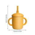 thumbnail image 3 of Tasse à Paille en Silicone Tasse d'Apprentissage Antichute Résistante aux Hautes Températures Tasse pour Enfants, 3 of 3