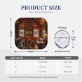 thumbnail image 3 of Lsque Cabane en Rondins à l'Intérieur 2 Pcs Pare-Soleil / Couvertures de Fenêtre Pliables / Accessoires de Voiture Réfléchissant UV pour Voitures Universelles SUV Camion-Moyen, 3 of 6