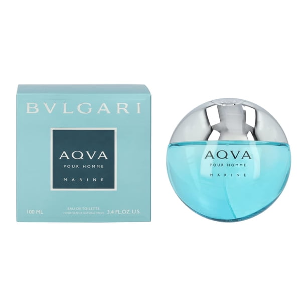 Bvlgari Aqua Marine Pour Homme- Eau De Toilette Spray 3.4 Fluid