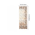 thumbnail image 3 of Geometric Print Sheer Curtains Panel • Linen Look Polyester Window• Light Filtering Grommet Top Decorative Curtains for Living Room Bedroom, 3 of 6