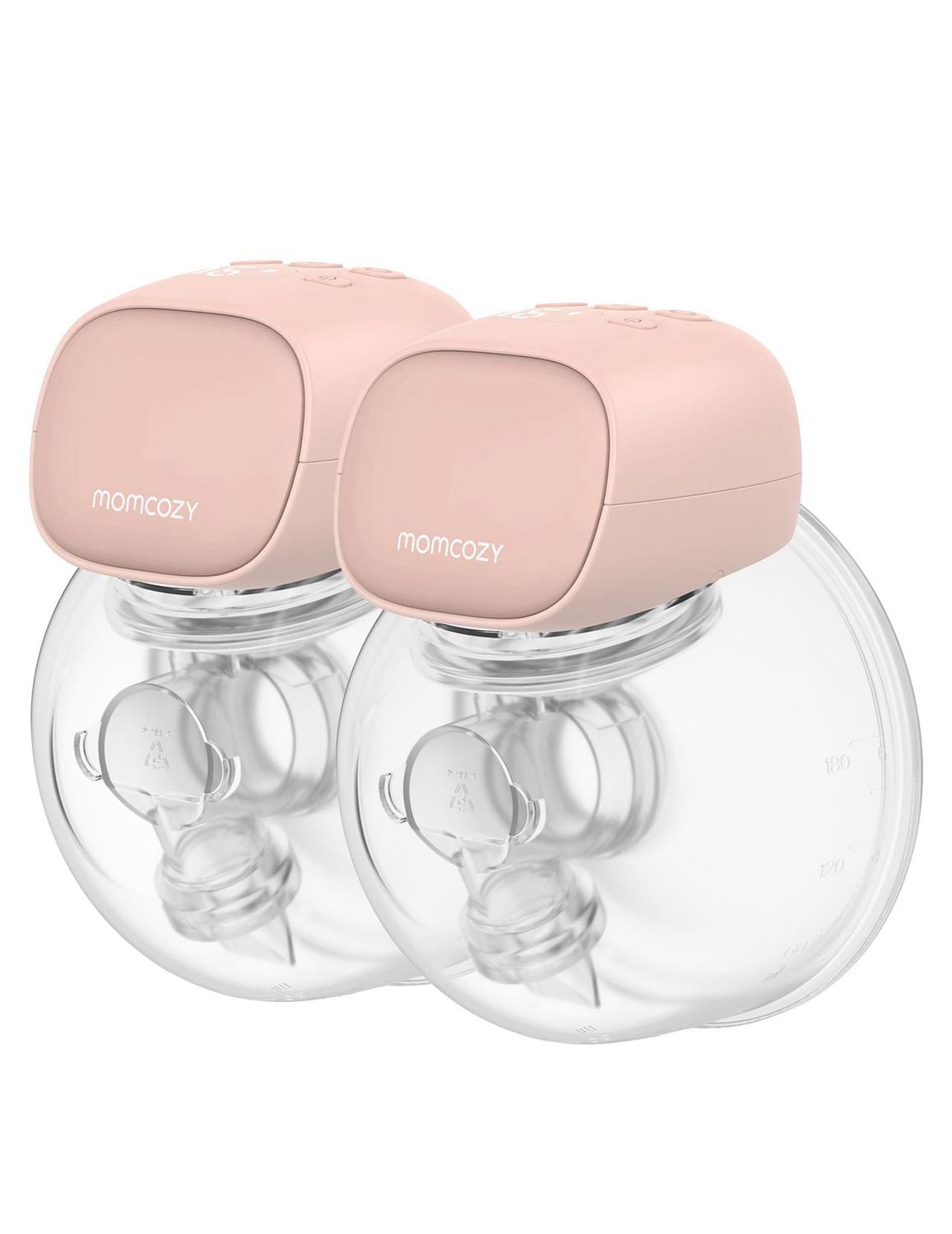 Momcozy Hands Free Breast Pump S9 Pro, Double Electric Portable Pump with 2 Modes & 9 Levels, 24mm, Pink