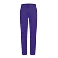 thumbnail image 3 of RXIRUCGD Men's Fashion Drawstring Elastic Waist Solid Color Casual Sweat Length Pants 2 PC, Purple, Size: M, 3 of 5