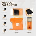 thumbnail image 3 of 4 in1 Single Serve Coffee Maker, 19 Bar Espresso Maker Coffee Machine For KCup/Nespresso OriginalLine Capsules/Dolce Gusto/Ground Coffee, Vibrant Orange, 3 of 5
