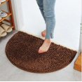 thumbnail image 1 of Non Slip Dirt Barrier D Shape Semi Circle Half Moon Floor Door Mat Rug 40*60cm, 1 of 5