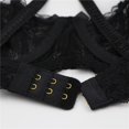 thumbnail image 5 of Varsbaby Unlined Balconette Demi-Cup Underwire Lace Bra and Thongs, 5 of 5