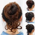 thumbnail image 4 of Pince à Cheveux Naturelle à Clipser dans un Chignon Décoiffé Pièce de Cheveux Extension Pince à Griffes Mariage Femmes, 4 of 9