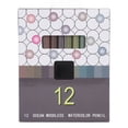 thumbnail image 2 of 12Pcs Woodless Colored Pencil Set, Water Soluble Assorted Colored Pencils, Woodless Coloured Pencil Set, Coloring Pencils for Adults and Kids, Art Supplies for Schools Offices, 2 of 7