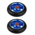 thumbnail image 1 of 2 Pcs Roue de Trottinette à Noyau en Alliage Métallique Roues avec Roulement - Bleu, 1 of 8