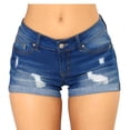 thumbnail image 3 of Teissuly Shorts d'Été Rabais Mode Femmes Poche Jeans Unis Pantalons Femme Trou Bas Shorts Décontractés, 3 of 9
