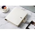 thumbnail image 2 of Moterm A5 Luxe Rings Planner - Genuine Leather Binder Organizer (30mm Ring, Pebbled-Cream), 2 of 7