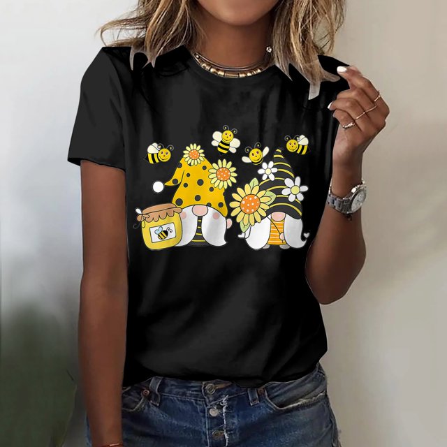 Pxiakgy T-Shirt Classique en Coton à Manches Courtes Col Rond Imprimé Amusant pour Festival Taille:S-2TG
