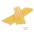 thumbnail image 1 of 10 Pcs/ensemble Bâton de Colle Chaude Transparent Blanc Noir Colle Fondante Jaune Forte Force Adhésive Résistant à la Chaleur Bâton Adhésif 7mm/11mm, 1 of 9