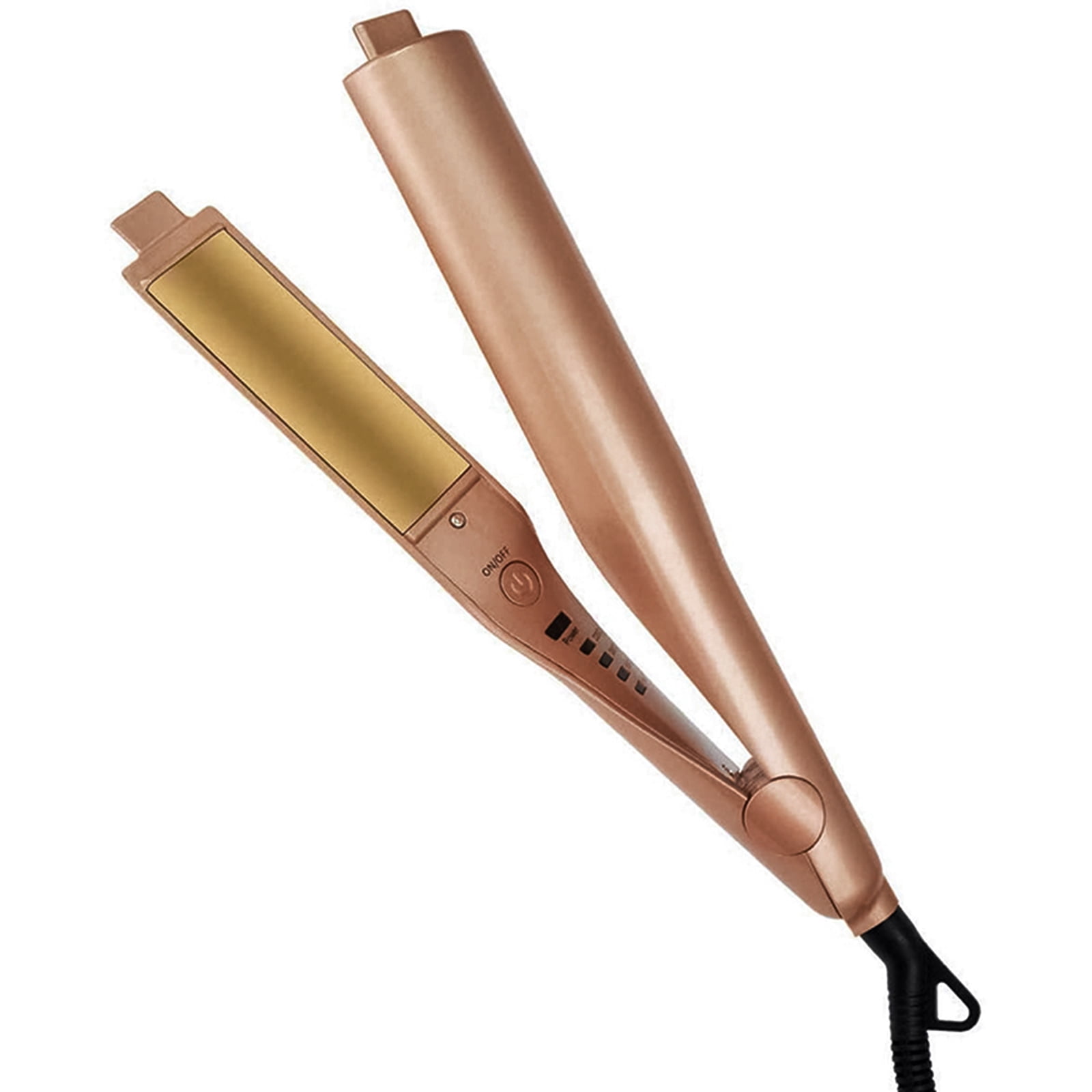 2 in 1 Straightening & Curling Iron Electric Hair Straightener Curler Straight Hair Flat Iron