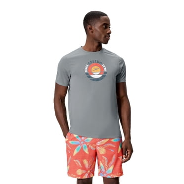 Speedo Men's "Speedo Since 1928" Printed Short Sleeve Swim Tee