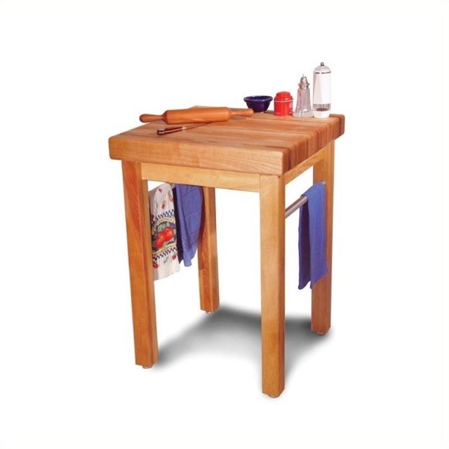 Catskill Craftsmen Table de Boucher de Campagne Française en Finition Naturelle