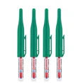 thumbnail image 1 of Ensemble de 4/8 Pcs Marqueurs à Longue Tête pour Menuiserie Stylo Décoration de Salle de Bain Polyvalent Imperméable Marqueurs pour Trous Profonds Ensemble d'Outils, 1 of 5