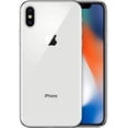 thumbnail image 1 of Apple iPhone X 64GB Unlocked Smartphone (Silver) Certified Refurbished Like New, 1 of 4