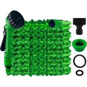 YSTIANN Expandable Garden Hose Pipe with 7 Spray Modes, Flexible Watering Hose, Lightweight and Easy to Store for Irrigation, Garden, Watering, Cleaning WJ85-2715