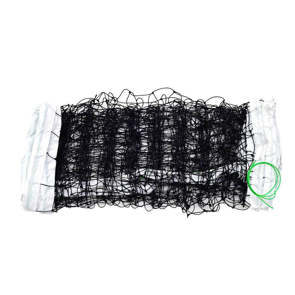 ziyahi 1*9.5m Volleyball Net Portable Standard Volleyball Net Black Detachable Professional Volleyball Net Volleyball Replacement Net with Storage Bag for Gym Beach Playground