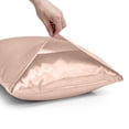 thumbnail image 4 of Special Offer! Satin Pillowcase For Hair And Skin, Pillowcases Standard Size Set Of 2, And Soft Satin Pillowcovers 2 Pack (20x30 Inches), 4 of 8