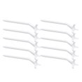thumbnail image 4 of ANGGREK Curved Golf Tees,Golf Ball Tees,10pcs Plastic Curved Golf Tees White Durable Lightweight Accessory For Training Practicing, 4 of 8