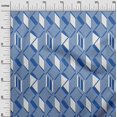 thumbnail image 2 of oneOone Cotton Poplin Fabric Parallelogram & Triangle Geometric Print Fabric BTY 56 Inch Wide, 2 of 4
