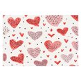 thumbnail image 2 of Fasiaou Valentine's Day Placemat Festive Party Dining Room Table Cover Home Kitchen Table Heat Mat,C, 2 of 6
