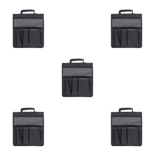 Transemion Work Portable Storage Bags With Ample Storage Space Durable Foldable Garden Kneeler Tool Bag Black 5Set
