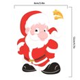 thumbnail image 3 of ZheElen Christmas Static Sticker Fridge Window PVC Decal Home Office Shop Self-adhesive Decoration, Santa Clause, 3 of 6