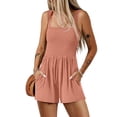 thumbnail image 4 of Timegard Running Shorts for Women Elastic Waist Ruched Loose Solid Color Casual Workout Gym Shorts, 4 of 4