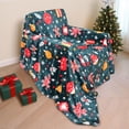 thumbnail image 2 of Gogreen Cozy Christmas Blanket - 300 GSM Flannel Queen Size for Home Decoration - Ultra Soft (Christmas Lights, Queen - 90" x 90"), 2 of 7