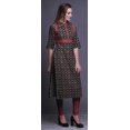 thumbnail image 3 of Bimba Kurta Imprimée Tunique Droite Hauts Femmes Tenue d'Été Kurti pour Dames, 3 of 5