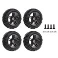 thumbnail image 2 of Ensemble de Pneus de Voiture RC, Roues de Voiture RC 4PCS en Plastique pour le Remplacement, 2 of 8