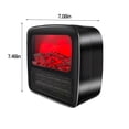 thumbnail image 3 of Birdeem Chauffage de Foyer Électrique - Chauffage d'Appoint Portable 1500 W - Petit Foyer avec Effet de Flamme Réaliste - Protection contre la Surchauffe - Mini Chauffage de Foyer Portable pour, 3 of 12