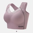 thumbnail image 1 of Wirefree Sports Bra for Plus Size Women, Full Coverage with Side Support & Back Smoothing Design, High Impact Support for Running, Gym & Yoga. Light Purple 38, 1 of 3