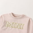 thumbnail image 4 of Mommy and Me Matching Outfits  Long Sleeve Letter Print Sweatshirts, 4 of 8
