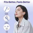 thumbnail image 3 of VEATOOL Bluetooth Headphones 65H Playback LED Power Display Earphones with Wireless Charging Case IPX7 Waterproof, 3 of 8