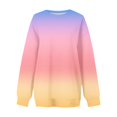 thumbnail image 4 of Meichang Chandail en Molleton Surdimensionné pour Femmes Manches Longues Col Rond Chandails en Molleton Tendance Gris Pull Ample, 4 of 5