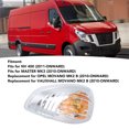 thumbnail image 3 of Wing Mirror Indicator Lens, Waterproof Side Mirror Turn  Light Lens for Master MK3 OPEL MOVANO MK2 MOVANO B, 3 of 8