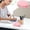 Pink, variant on Wuztai Mini Hole Punch, 10 Sheet Capacity Double Hole Puncher with Ruler, Metal Handheld Paper Punch for School, Compact Labor Saving Desk Tool for Organizing Binders Documents