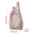 thumbnail image 3 of Btomtd Checkerboard Backpack Red Plaid School Bag Korean Style Backpack Casual School Backpack For Trendy Backpack Lightweight School Backpack Cute, 3 of 7